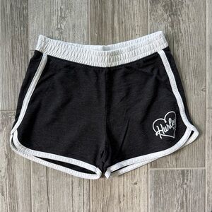 Hurley Women's Black and White Shorts - XL